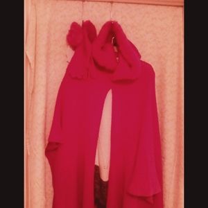 Hoody Poncho's with matching gloves